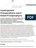 Erythropoietic Protoporphyria and X-Linked Protoporphyria - Endocrine and Metabolic Disorders - Merc