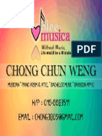 Chong Chun Weng: Musician Piano ARSM & ATCL Bachelor Music Bassoon MPYO