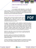 Cómo crear un guión para teatro