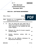 Mcs-O341: MCA (Revised) Term-End Examination December, 2016