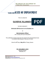 178606533 Certificate of Employment Sample Docx