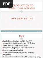 Introduction To Embedded Systems: Bus Structure