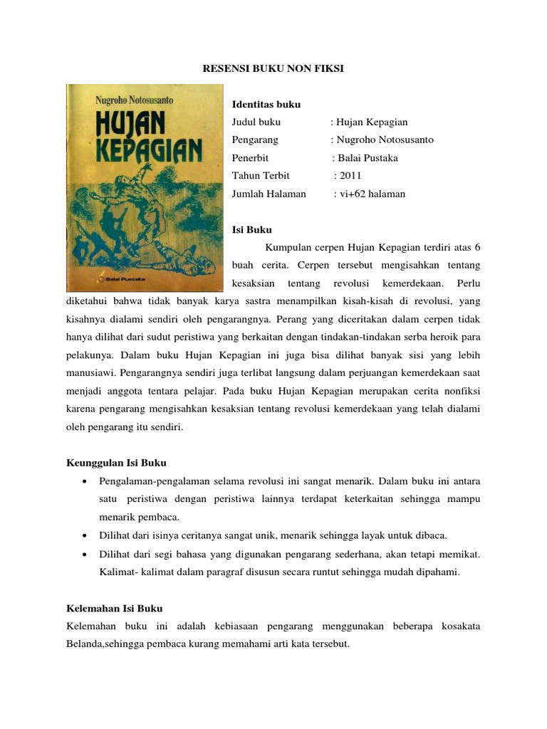 Contoh Resensi Buku Non Fiksi