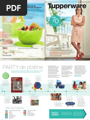 Tupperware Catalogue Ete 18 Nature Affaires