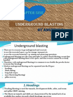 Underground Blasting Techniques