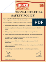 A3 Quality Policy OHS Policy Eng PDF