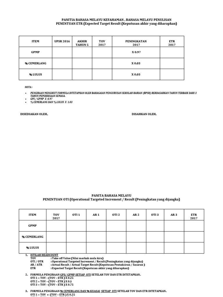 Formula Etr Pdf