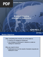 Module 7: Creating Intelligence Dashboards