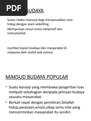 Budaya Popular