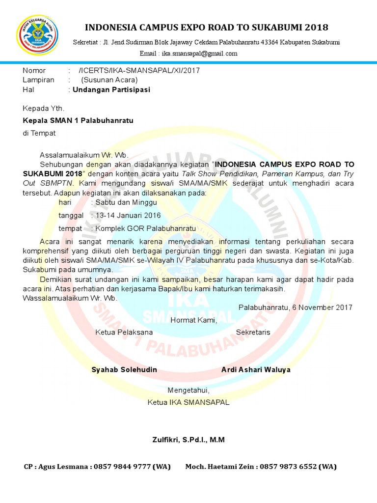 86 Contoh Undangan Expo Terbaik Contoh Undangan