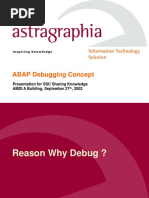 ABAP Debugging Concept