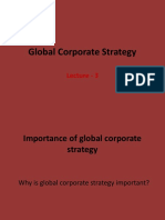 Global Corporat Strategy