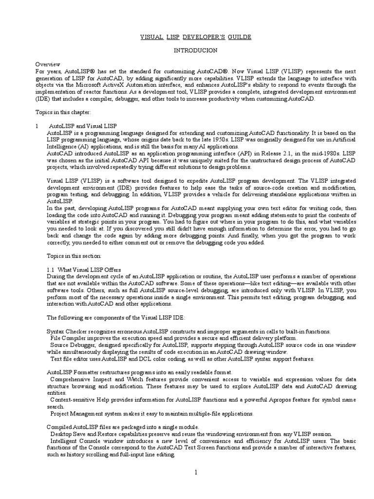 Autolisp Español | PDF | Command Line Interface | Integrated ...