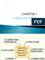 Chapter 1 - Stress and Strain