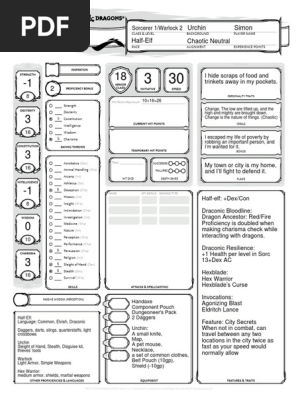 DnD_5E_CharacterSheet - Form Fillable
