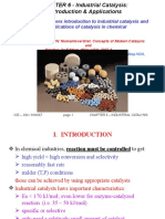Ice 204 - Chapter 6 - Industrial Catalysis