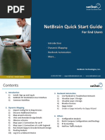 NetBrain End User Quick Start Guide