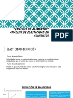 Elasticidad Alimentos