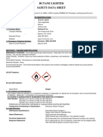 MSDS Butanelighterssds