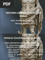 Historia Constitucional de Roma (1)
