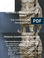 Historia Constitucional de Roma (1)