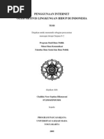 Download Penggunaan Internet Oleh Aktivis Lingkungan Di Indonesia by Challida Noorseptina Hikmarani SN37766063 doc pdf