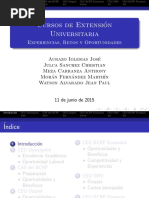 Cursos de Extensión universitaria