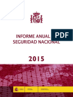 Informe Anual de Seguridad Nacional 2015