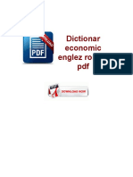 Dictionar Economic Englez Roman PDF
