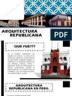 Arquitectura Republicana Peru-Tacna