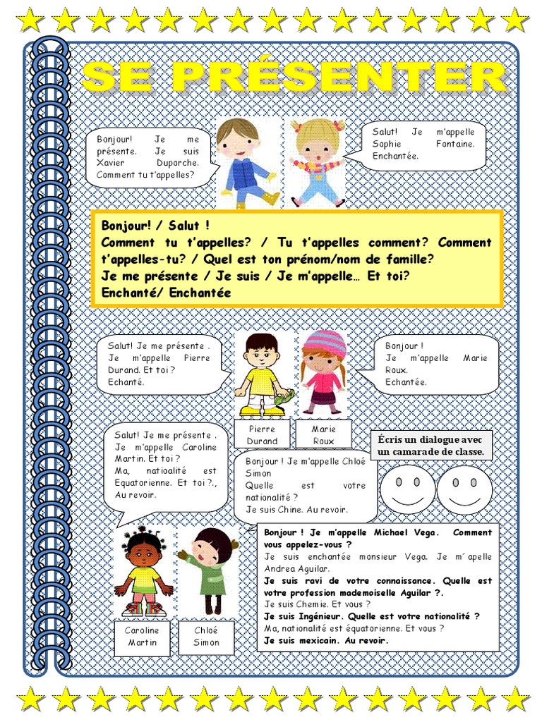 Se Presenter Fiche Pedagogique 58598 Pdf