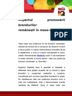 Cele Mai Mediatizate Branduri Romanesti_MediaIQ