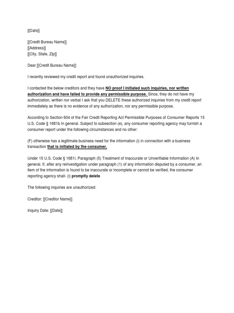 05 2 C Inquiry Removal Bureaus V2 Pdf