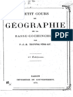 (1875) Petit Cours de Geographie de La Basse-Cochinchine - Trương Vĩnh Ký