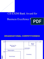 CII-EXIM Bank Award For Business Excellence Model