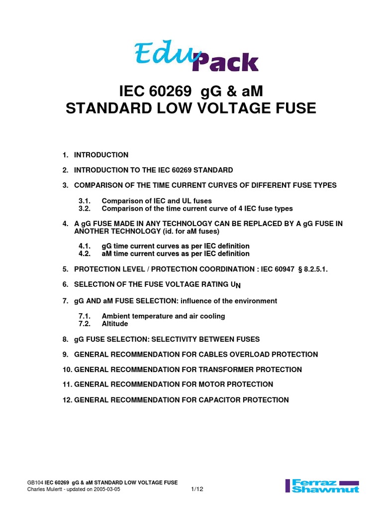 iec-60269-gg-am-fuse-standards-guide-pdf-fuse-electrical