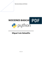 Nociones Basicas de Python