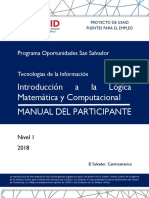 N.1 Curso de Lógica Matemática (Cuadernillo)