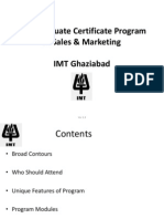 Detailed Program Content - PGCSM