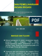 Operasi Dan Pemeliharaan Jaringan Irigasi