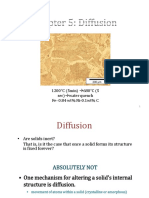 Diffusion alters microstructure through atomic motion