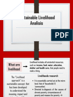 Sustainable Livelihood Analisis