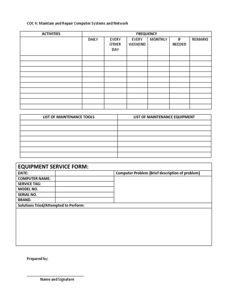 Computer Systems Maintenance Guide | PDF | Business