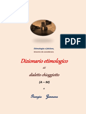 Dizionario Etimologico Veneto Italiano - D. Durante, GF. Turato