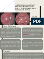 Prevalensi Posterior Capsular Opacity Paska Operasi Fakoemulsifikasi Pada