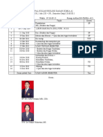 Jadwal Biologi Dasar Kimia A Ganjil 2010-2011