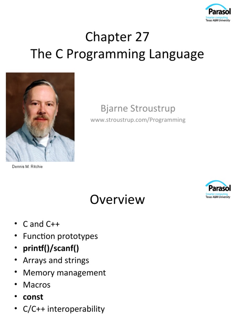 The C Programming Language: Bjarne Stroustrup | PDF | C++ | Computer ...