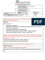 the second teaching leasoon plan