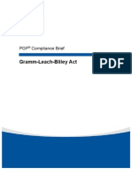 Gramm-Leach-Bliley Act: PGP Compliance Brief