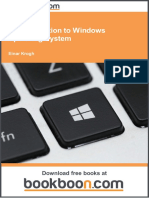 An Introduction To Windows Operating System PDF